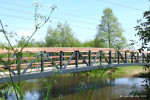 De Tatums fietsbrug over de Regge