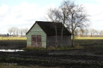 verlaten schuur