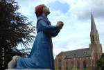 de geknielde Bernadette Soubirous